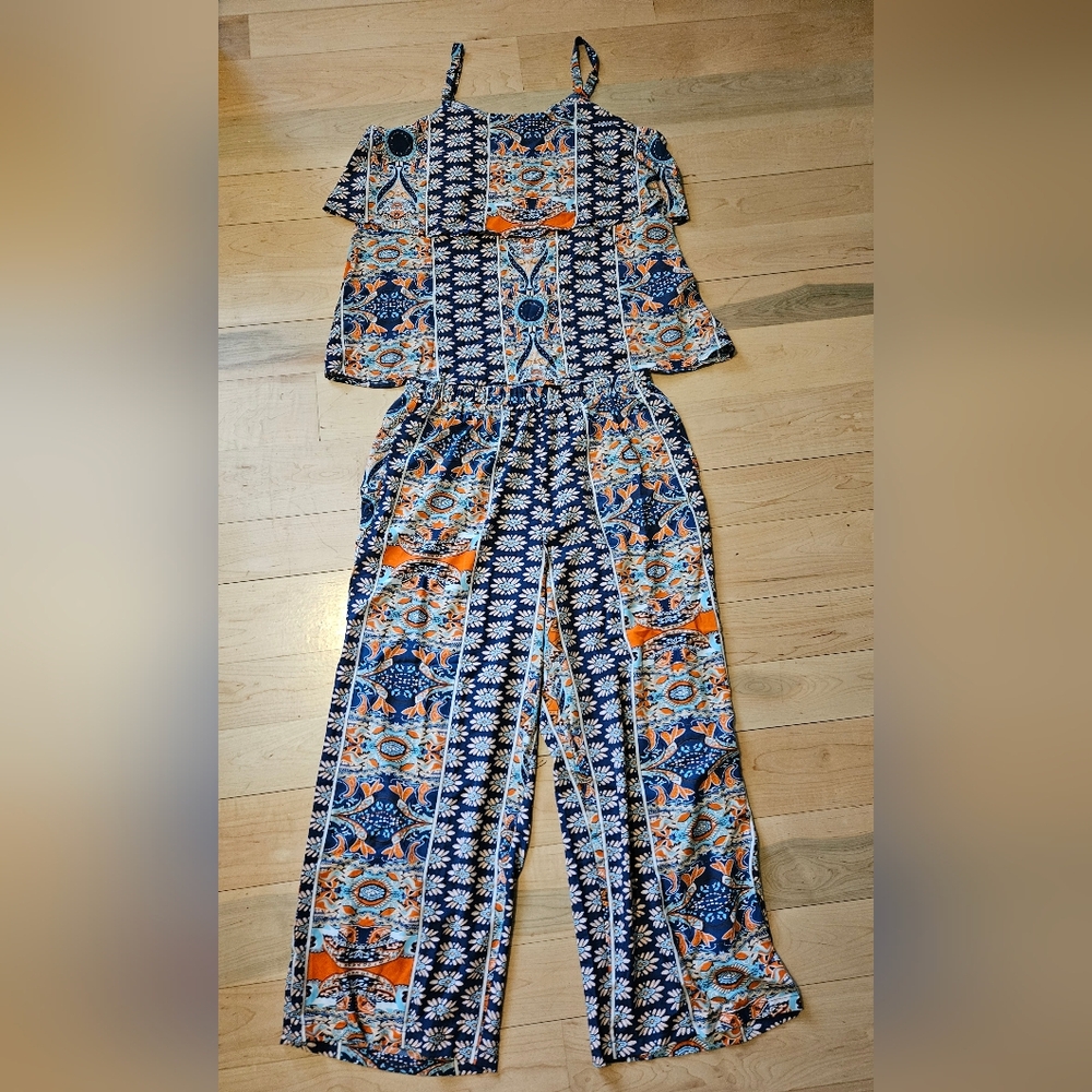 NWT Bloomchic Floral Lounge Set 14-16